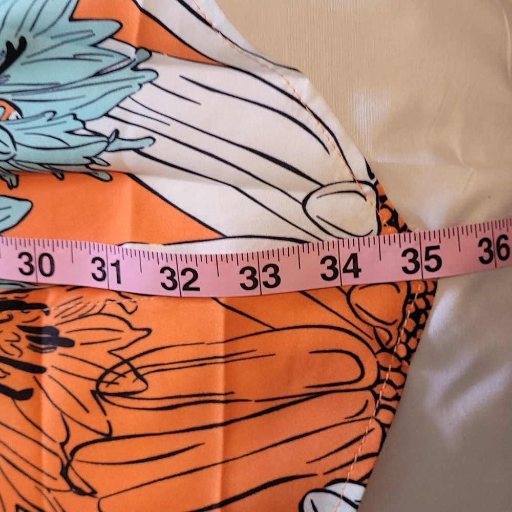 Sucrefas orange & white blouse/tunic. - Picture 15 of 15